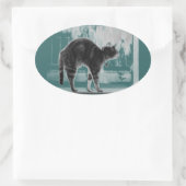 Sticker Ovale Agrandissement Indigo B+W (Sac)