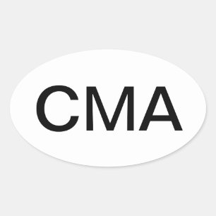 Sticker Ovale Aide médical certifié