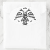 Sticker Ovale Aigle Palaiologos (Sac)
