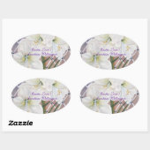 STICKER OVALE AIMER PÂQUES .. (Feuille)