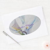 STICKER OVALE AIMER PÂQUES .. (Enveloppe)