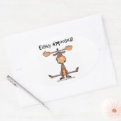 Sticker Ovale Aisément A'moose (Enveloppe)