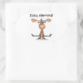 Sticker Ovale Aisément A'moose (Sac)