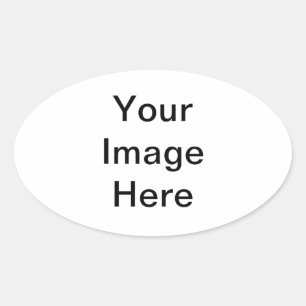 Sticker Ovale Ajouter une image. Customizeaza .Personalizeaza.