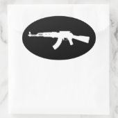 Sticker Ovale ak47 (Sac)