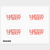 Sticker Ovale Album Master of Reality (Feuille)