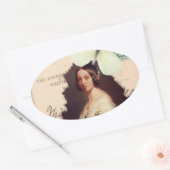 Sticker Ovale Alexandrina Victoria (Enveloppe)