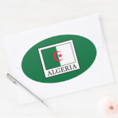 Sticker Ovale Algérie (Enveloppe)
