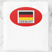 Sticker Ovale Allemagne (Sac)