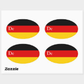 STICKER OVALE ALLEMAGNE (Feuille)