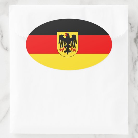 STICKER OVALE ALLEMAGNE (Sac)