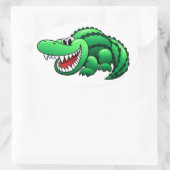 Sticker Ovale Alligator (Sac)