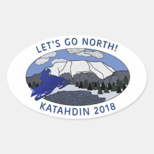 STICKER OVALE ALLONS AU NORD