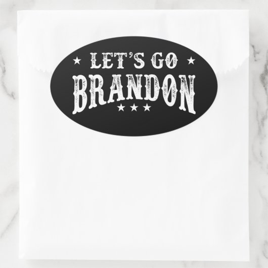 Sticker Ovale Allons Brandon (Sac)