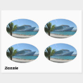 Sticker Ovale Allure de la Seas (Feuille)