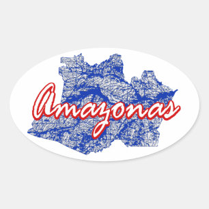 Sticker Ovale Amazonas