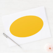 Sticker Ovale Ambre (Enveloppe)