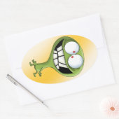 Sticker Ovale Ami imaginaire (Enveloppe)