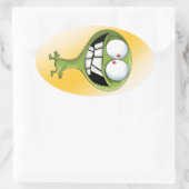 Sticker Ovale Ami imaginaire (Sac)