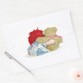 Sticker Ovale Amis de jouets (Enveloppe)