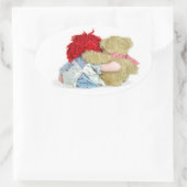 Sticker Ovale Amis de jouets (Sac)