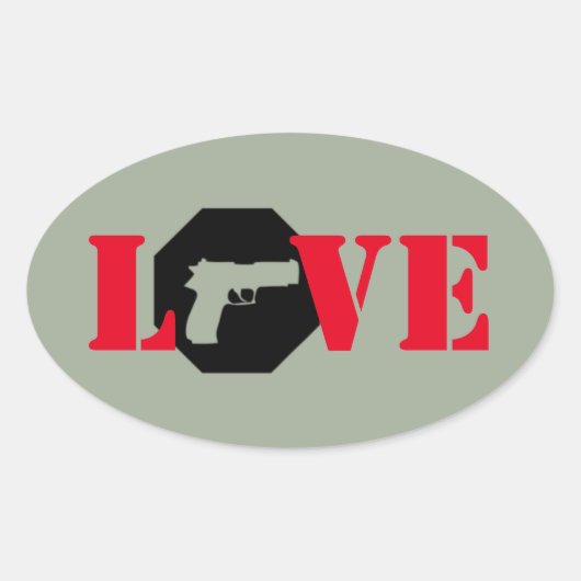 STICKER OVALE AMOUR (Devant)