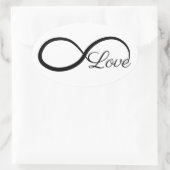 Sticker Ovale Amour infini (Sac)