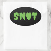 STICKER OVALE AMOUR SNOT (Sac)