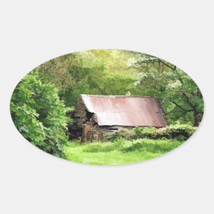 STICKER OVALE ANCIENNE GAILLE