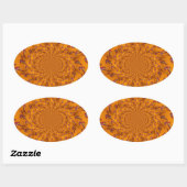 Sticker Ovale Ancre Kaleidoscope (Feuille)