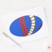 Sticker Ovale Ancre rouge (Enveloppe)