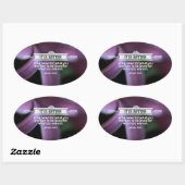 Sticker Ovale Andre Gide Citation Inspirationnelle "Ce que vous (Feuille)