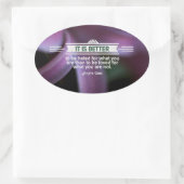 Sticker Ovale Andre Gide Citation Inspirationnelle "Ce que vous (Sac)