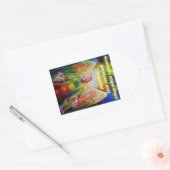 Sticker Ovale Ange gardien (Enveloppe)