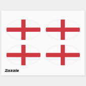 Sticker Ovale Angleterre (Feuille)