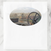 STICKER OVALE ANGLETERRE VICTORIENNE (Sac)