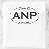 Sticker Ovale ANP - Annapolis Maryland (Sac)