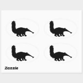Sticker Ovale Anteater (Feuille)
