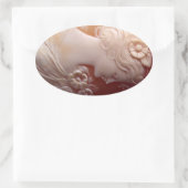Sticker Ovale Antique Cameo (Sac)