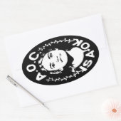 Sticker Ovale AOC est un A-OK (Enveloppe)