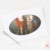 Sticker Ovale apollo & muses (Enveloppe)