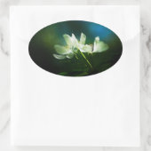 Sticker Ovale Apple Blossom - Deux Fleurs (Sac)