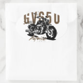 Sticker Ovale Aquila L'Aigle (Sac)