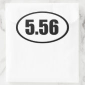 Sticker Ovale ar15 5,56 (Sac)