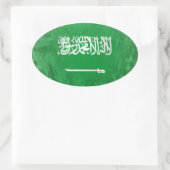 Sticker Ovale Arabie saoudite (Sac)