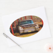 Sticker Ovale Argent 1963 Sadan Deville (Enveloppe)