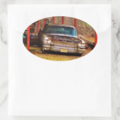 Sticker Ovale Argent 1963 Sadan Deville (Sac)