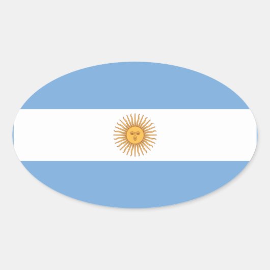 Sticker Ovale argentine (Devant)