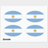 Sticker Ovale argentine (Feuille)
