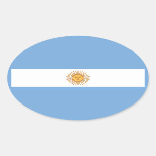 Sticker Ovale argentine
